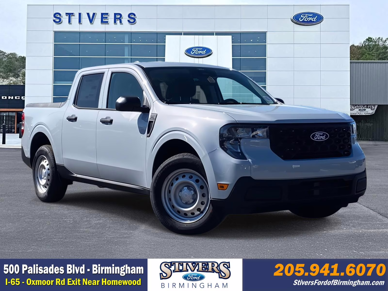 2026 White Metallic Ford Maverick XL AWD Truck