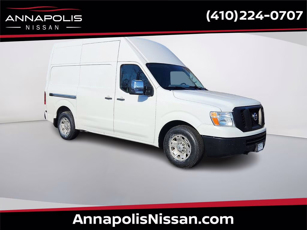 2020 Glacier White Nissan NV3500 HD Cargo SV RWD Van