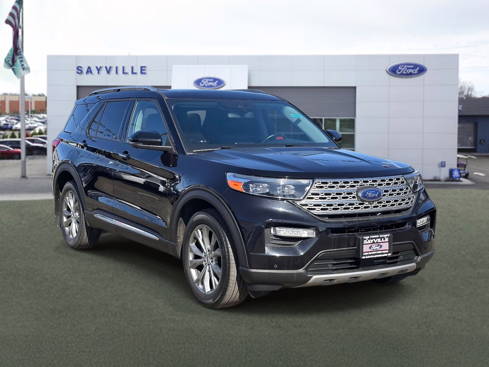 2022 Agate Black Metallic Ford Explorer Limited 4WD 4X4 SUV