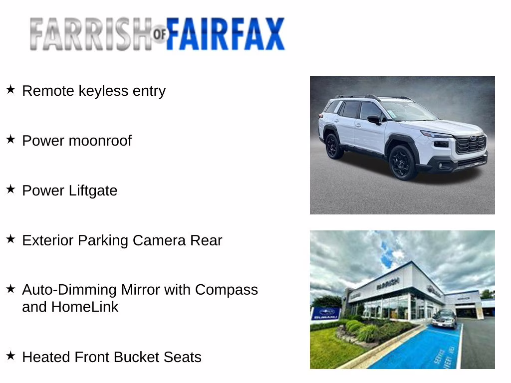 2026 Crystal White Pearl Subaru Outback Limited AWD SUV