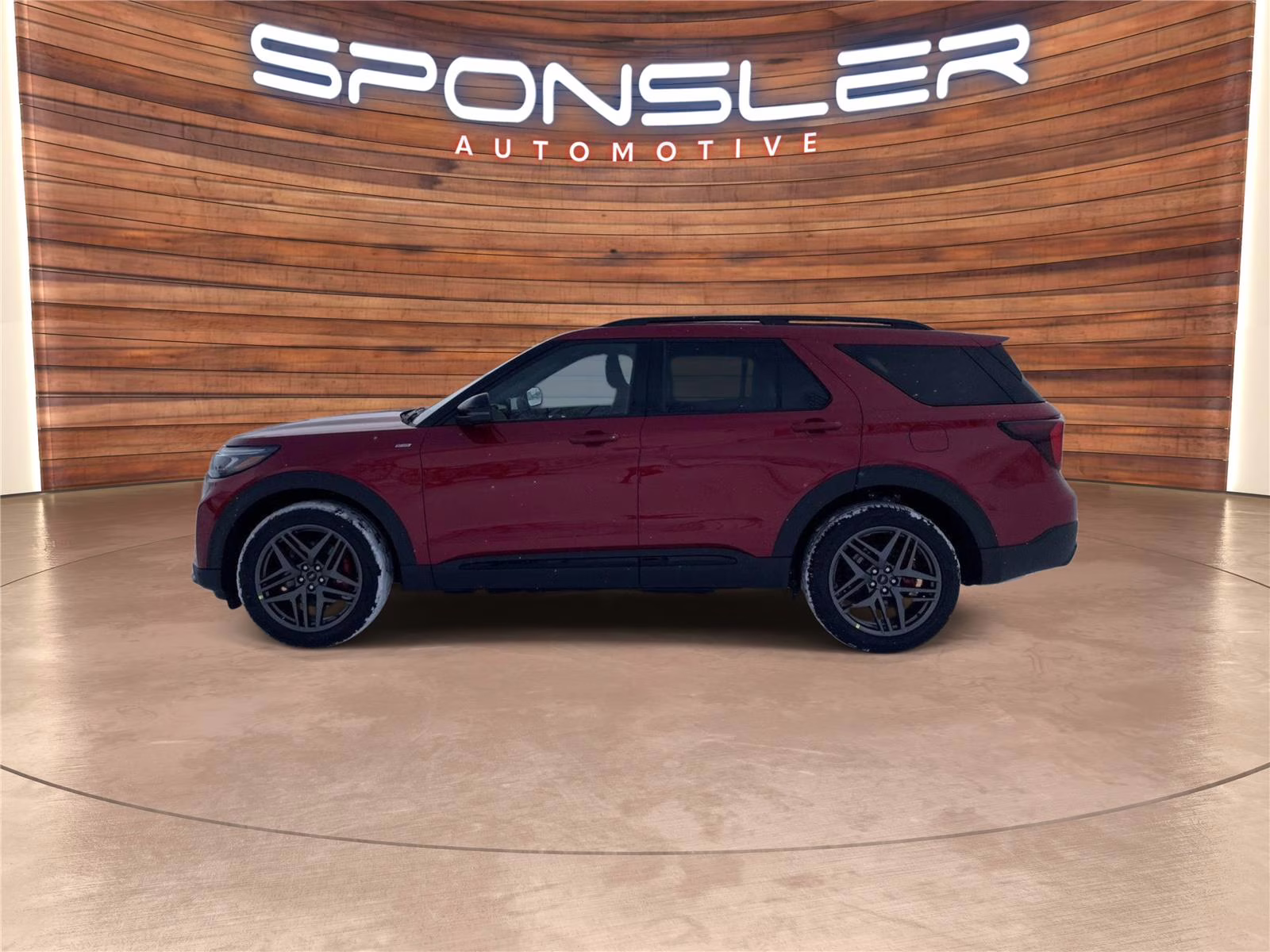 2026 Rapid Red Metallic Tinted Clearcoat Ford Explorer ST-Line 4X4 SUV