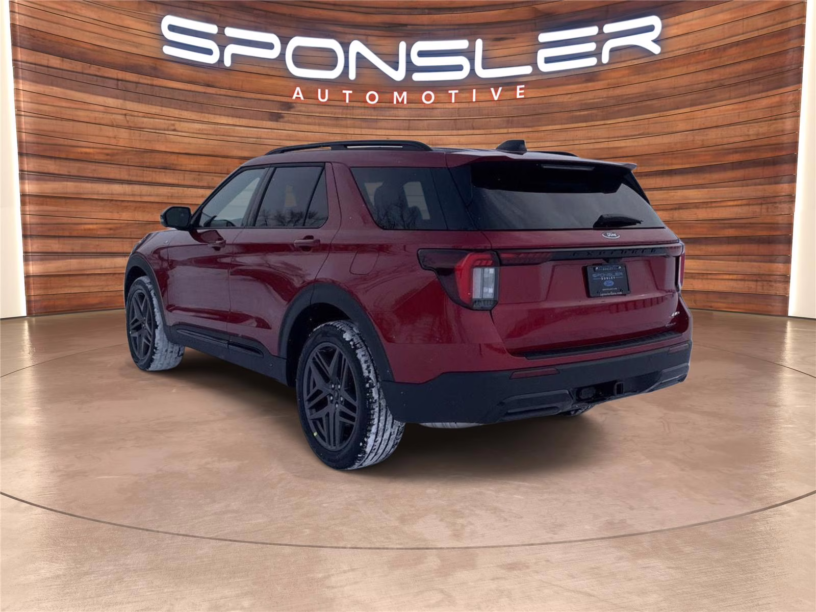 2026 Rapid Red Metallic Tinted Clearcoat Ford Explorer ST-Line 4X4 SUV