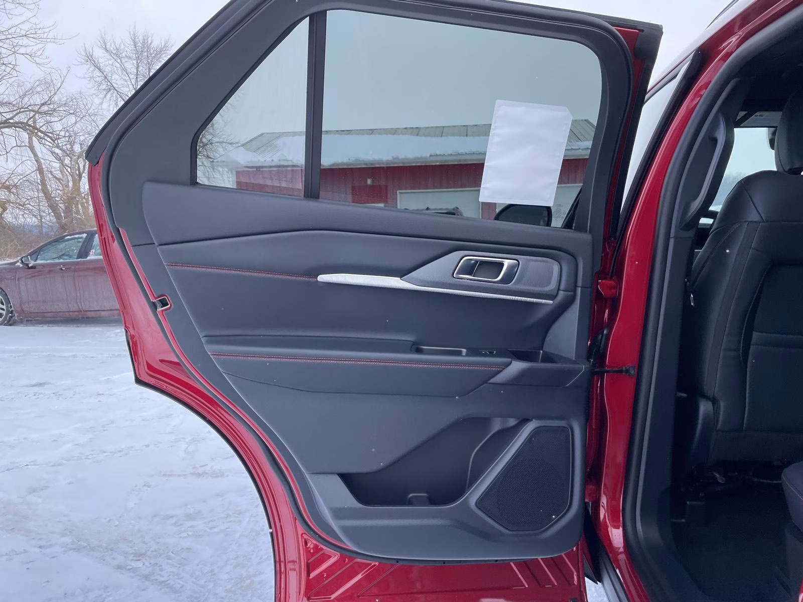 2026 Rapid Red Metallic Tinted Clearcoat Ford Explorer ST-Line 4X4 SUV