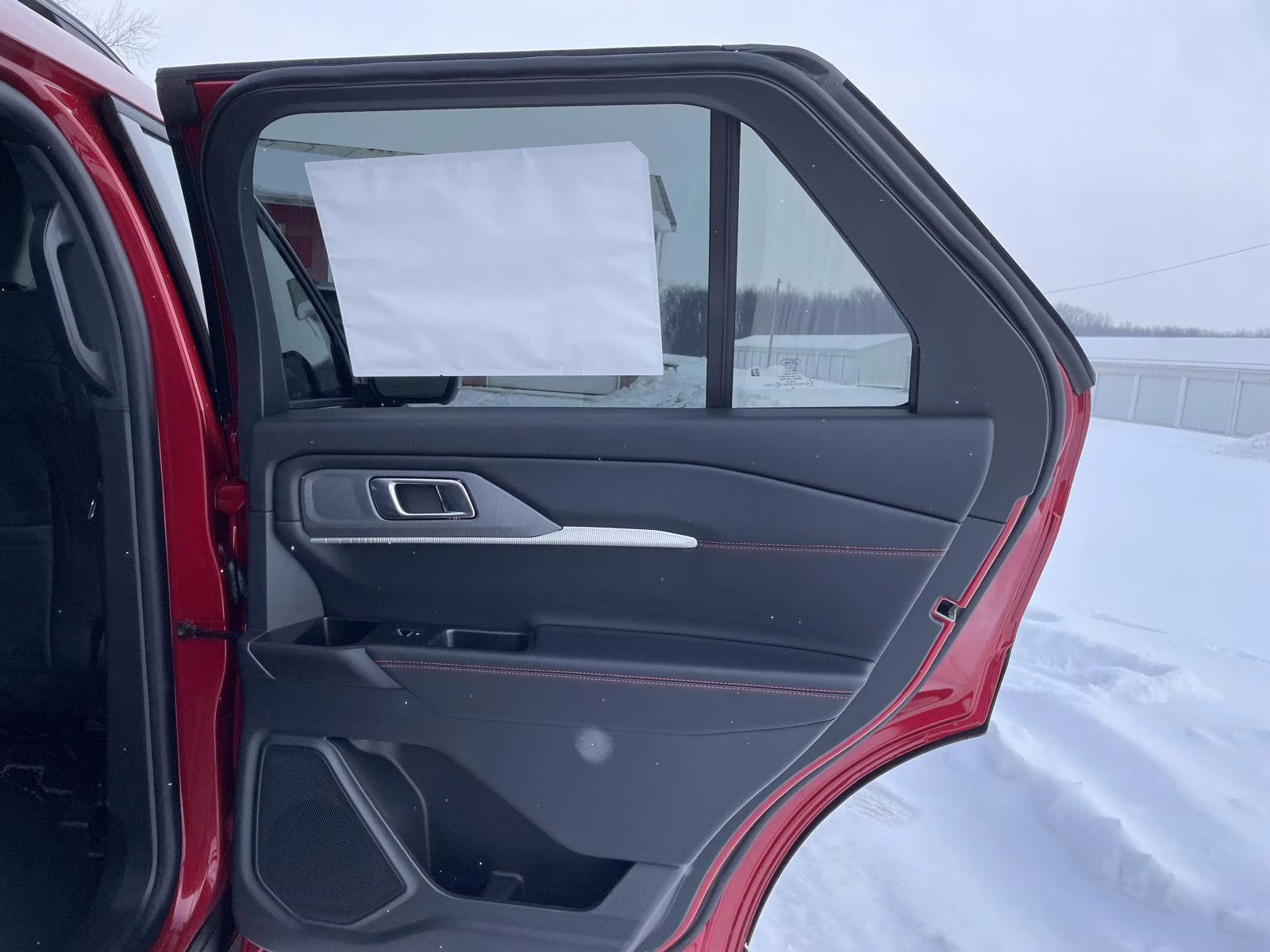 2026 Rapid Red Metallic Tinted Clearcoat Ford Explorer ST-Line 4X4 SUV