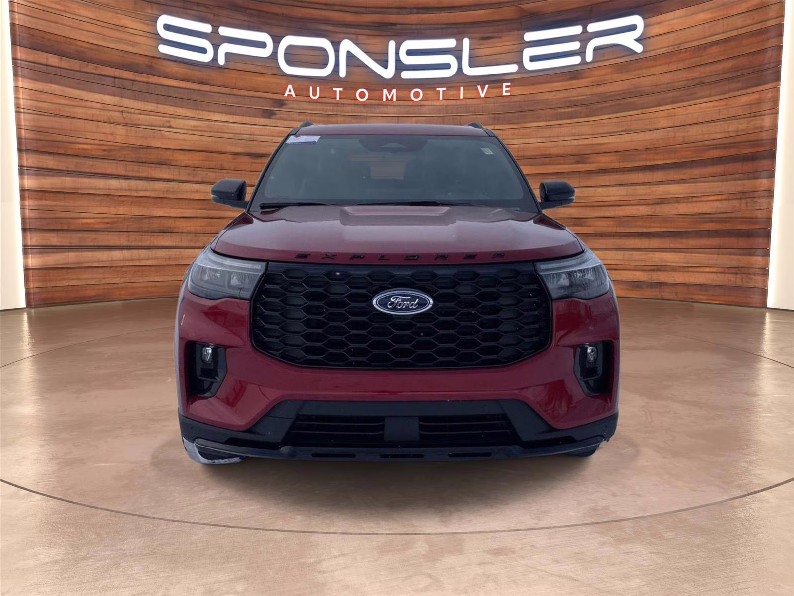 2026 Rapid Red Metallic Tinted Clearcoat Ford Explorer ST-Line 4X4 SUV