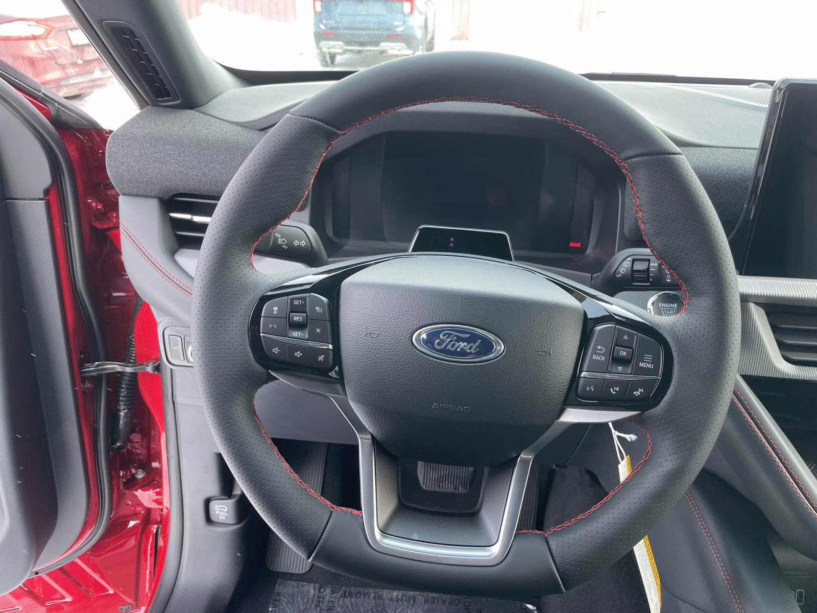 2026 Rapid Red Metallic Tinted Clearcoat Ford Explorer ST-Line 4X4 SUV