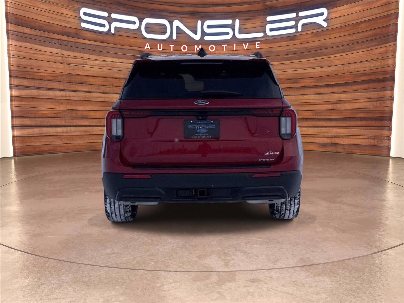 2026 Rapid Red Metallic Tinted Clearcoat Ford Explorer ST-Line 4X4 SUV