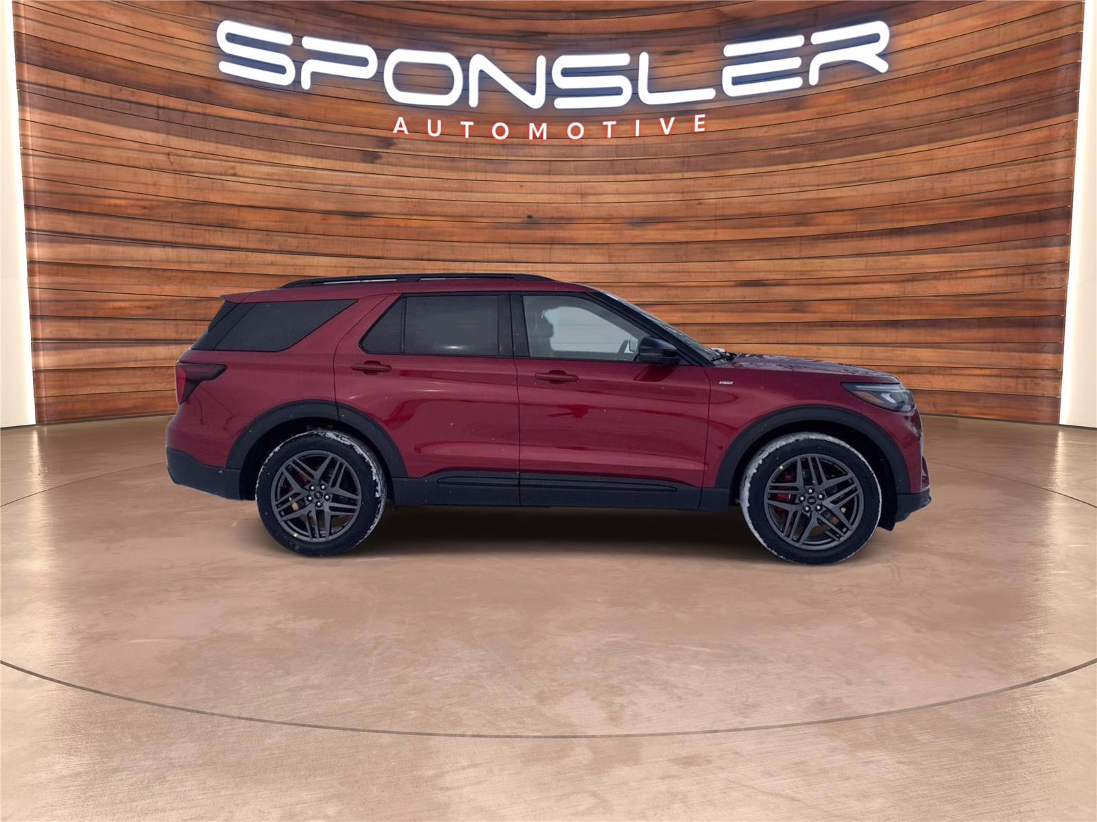 2026 Rapid Red Metallic Tinted Clearcoat Ford Explorer ST-Line 4X4 SUV