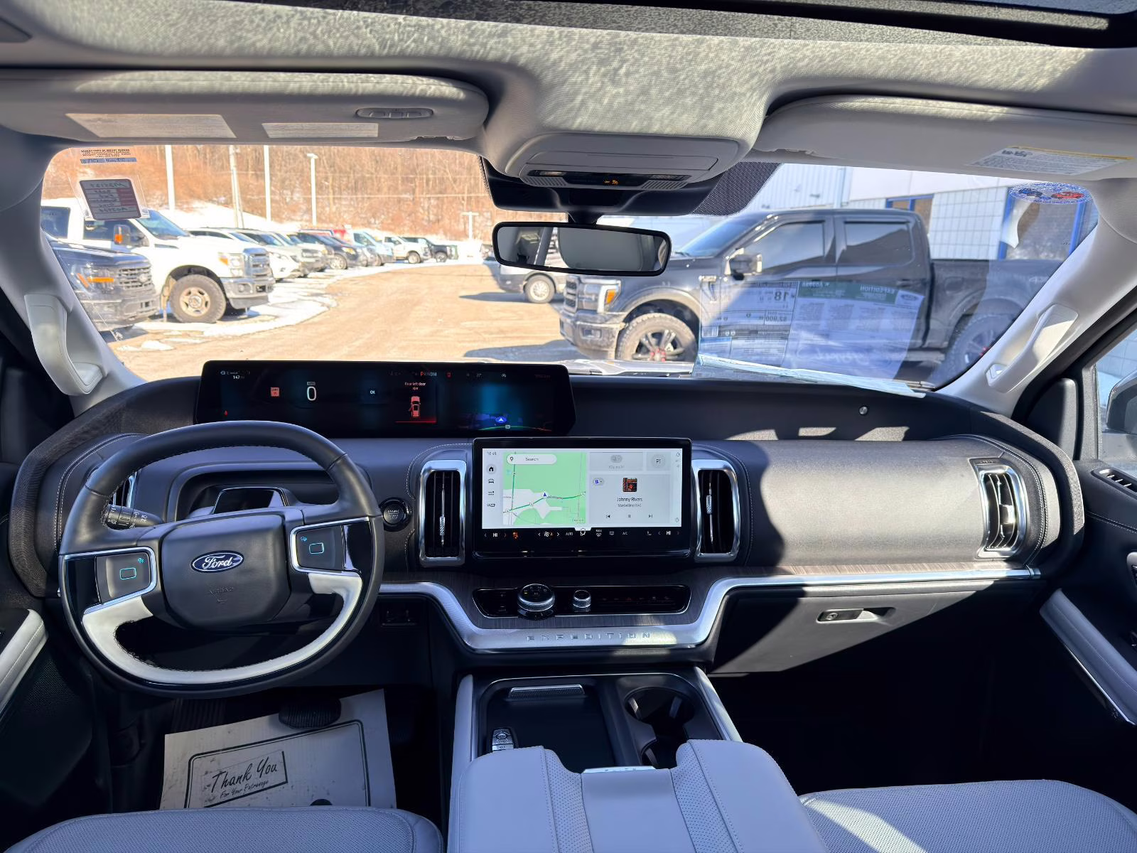 2025 Glacier Gray Metallic Tri-Coat Ford Expedition Platinum 4X4 SUV