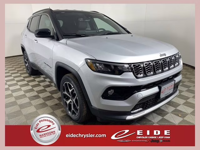 2026 Silver Zynith Metallic Clearcoat Jeep Compass Limited 4X4 SUV
