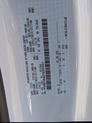 2026 Oxford White Ford Super Duty F-250 SRW XL RWD Truck