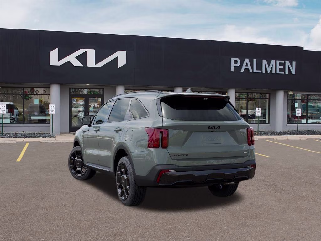 2026 Cityscape Green Kia Sorento Hybrid X-Line SX Prestige AWD SUV
