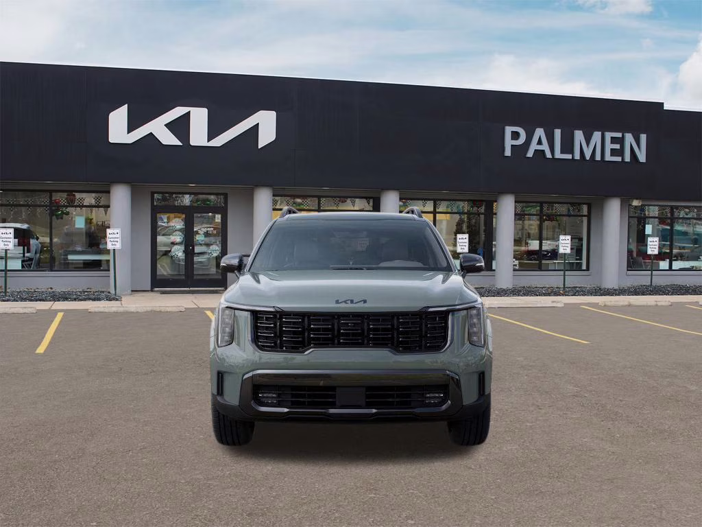 2026 Cityscape Green Kia Sorento Hybrid X-Line SX Prestige AWD SUV