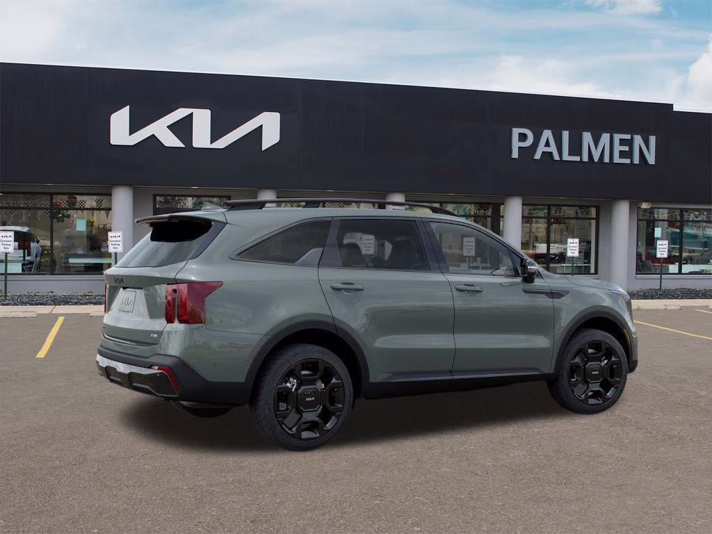 2026 Cityscape Green Kia Sorento Hybrid X-Line SX Prestige AWD SUV