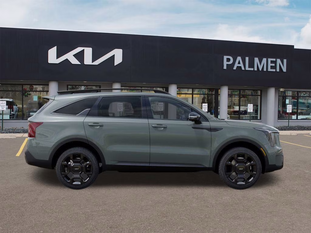 2026 Cityscape Green Kia Sorento Hybrid X-Line SX Prestige AWD SUV