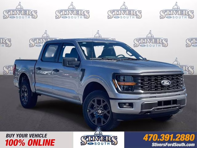 2026 Silver Metallic Ford F-150 STX 4X4 Truck