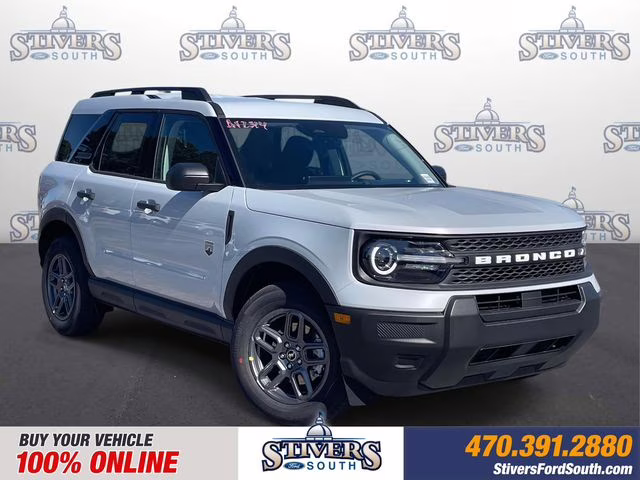 2026 White Metallic Ford Bronco Sport Big Bend 4X4 SUV
