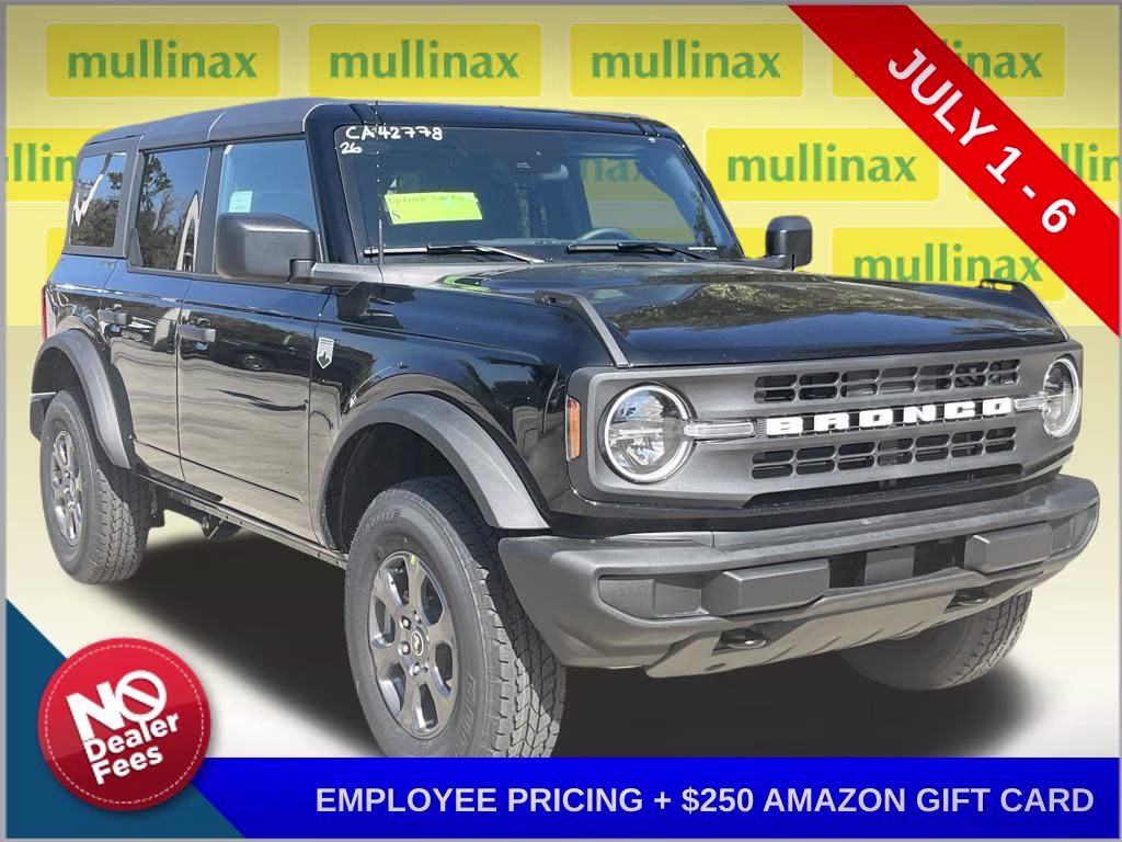 2026 Shadow Black Ford Bronco Big Bend 4X4 SUV