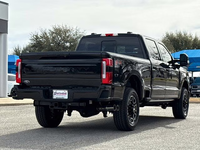2026 Black Ford Super Duty F-250 SRW Platinum 4X4 Truck