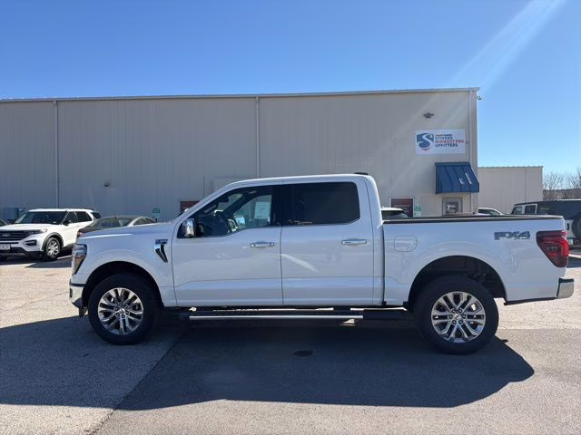 2026 Star White Metallic Tri-Coat Ford F-150 Lariat 4X4 Truck