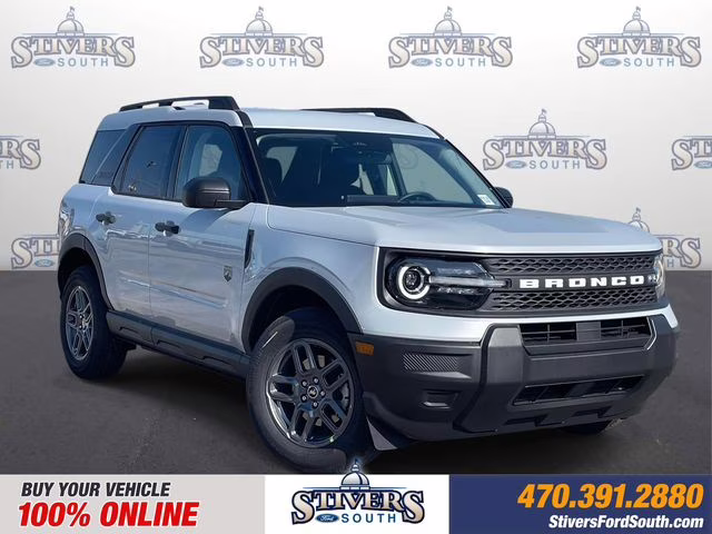 2026 White Metallic Ford Bronco Sport Big Bend 4X4 SUV