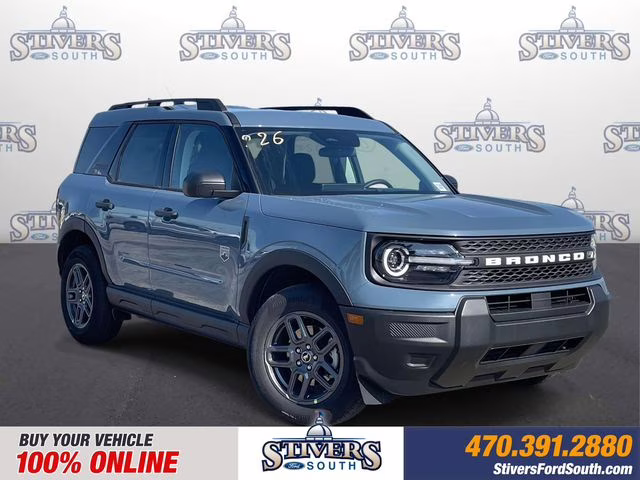 2026 Azure Gray Metallic Ford Bronco Sport Big Bend 4X4 SUV