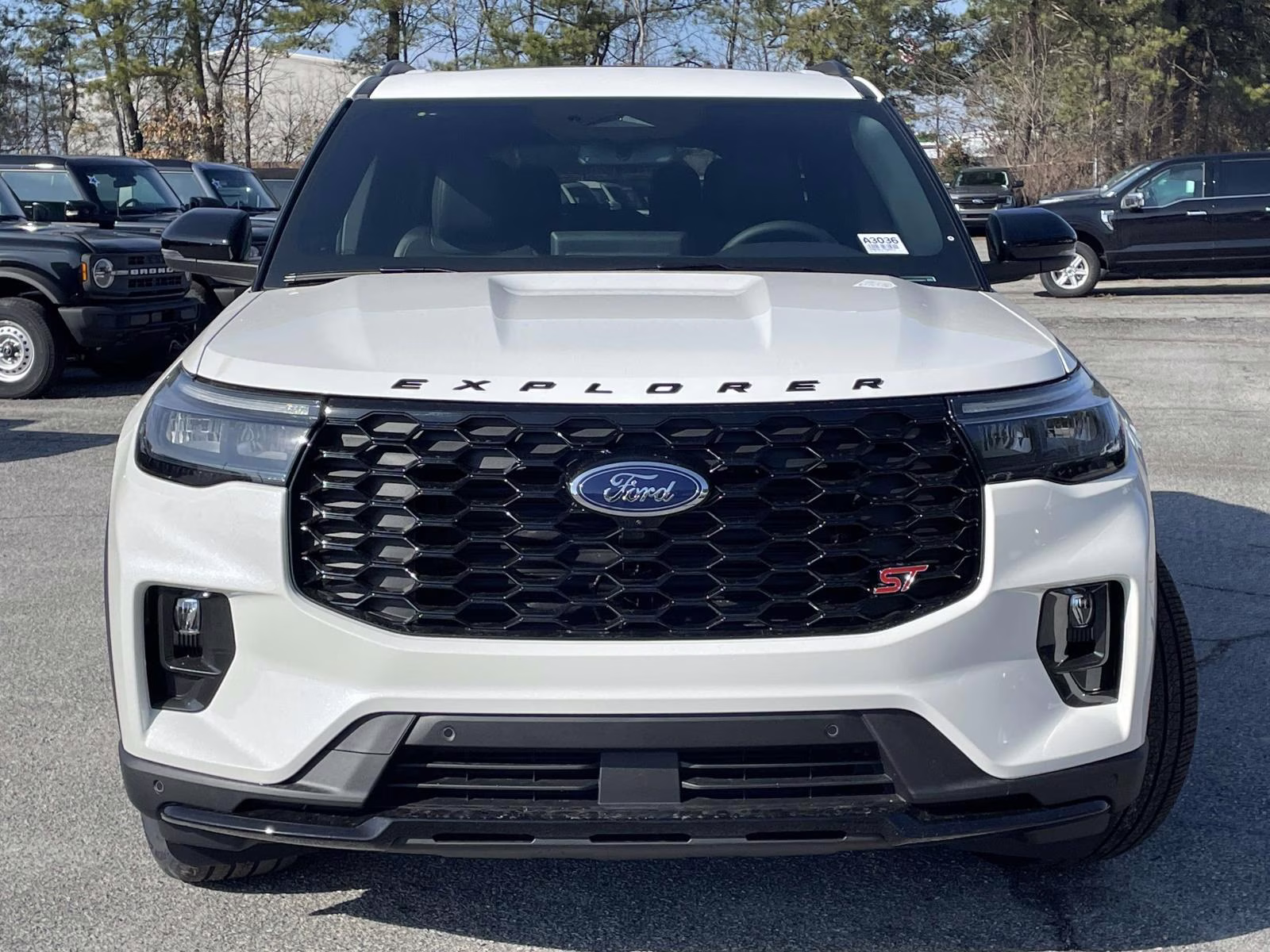 2026 White Metallic Ford Explorer ST 4X4 SUV