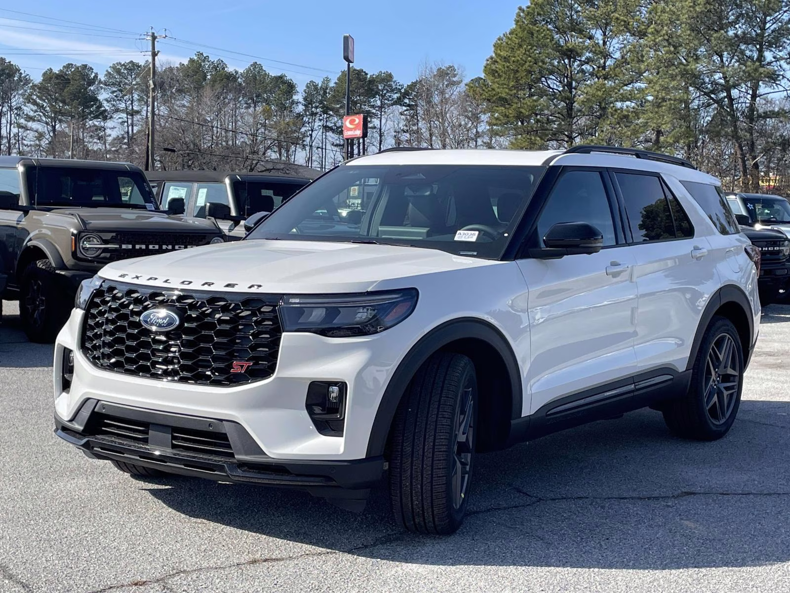 2026 White Metallic Ford Explorer ST 4X4 SUV