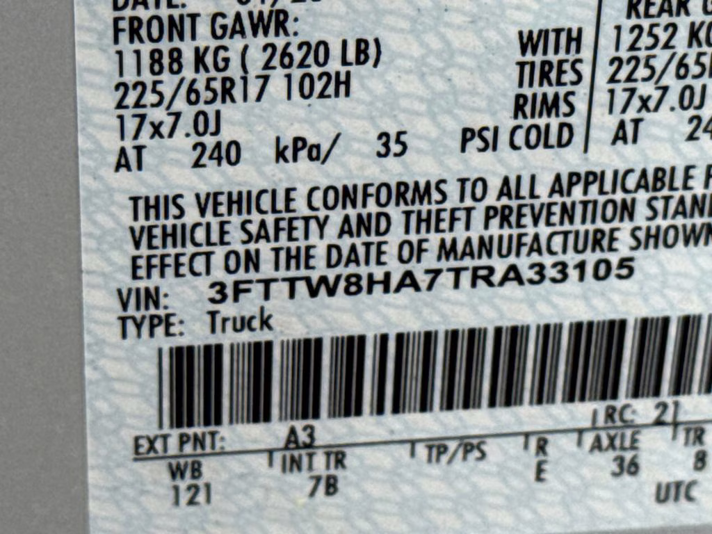 2026 White Metallic Ford Maverick XLT FWD Truck