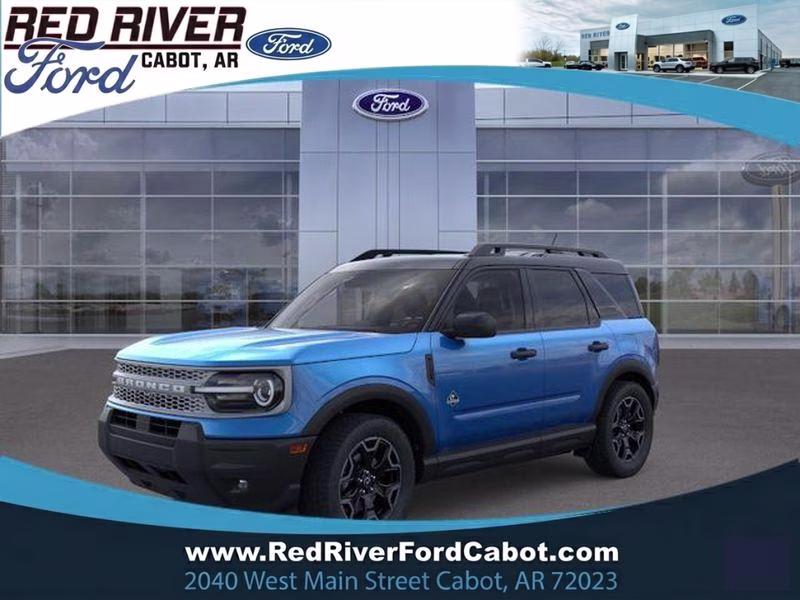 2026 Velocity Blue Metallic Ford Bronco Sport Outer Banks 4X4 Crossover