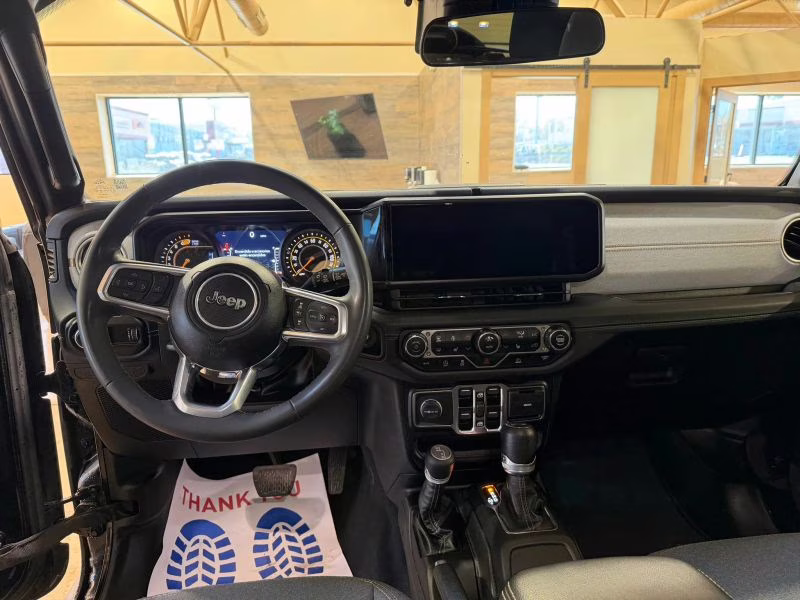 2024 Black Jeep Wrangler 4 Door Sahara Sport Utility 4D 4X4