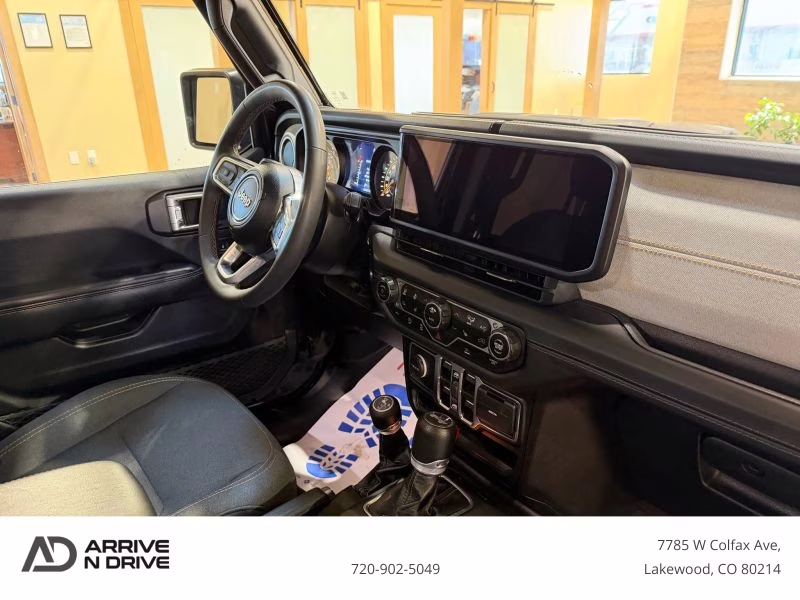 2024 Black Jeep Wrangler 4 Door Sahara Sport Utility 4D 4X4