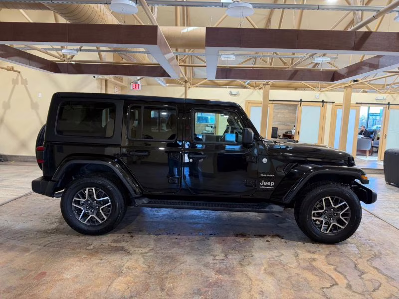 2024 Black Jeep Wrangler 4 Door Sahara Sport Utility 4D 4X4
