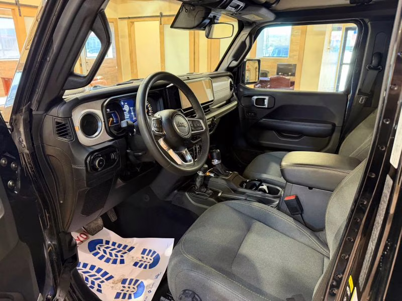 2024 Black Jeep Wrangler 4 Door Sahara Sport Utility 4D 4X4