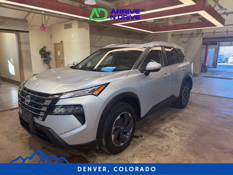 2025 Silver Nissan Rogue SV Sport Utility 4D AWD