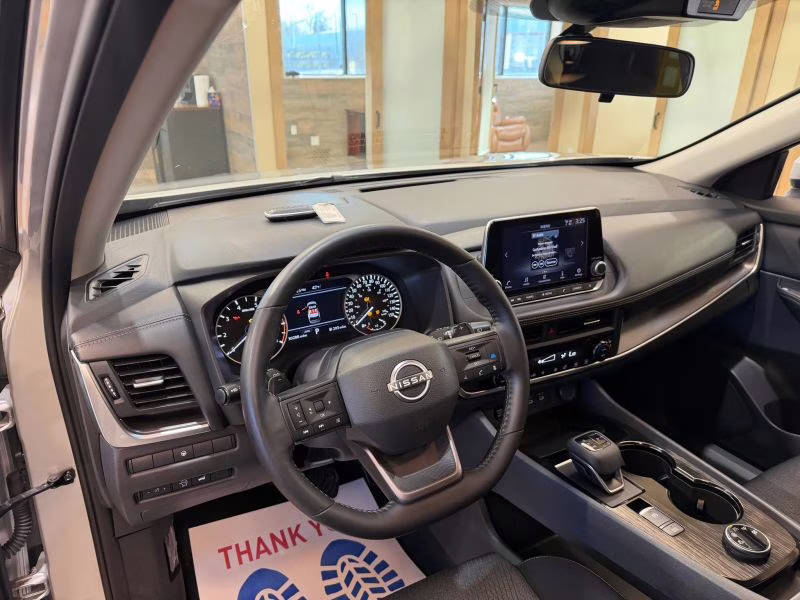 2025 Silver Nissan Rogue SV Sport Utility 4D AWD