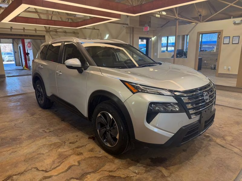 2025 Silver Nissan Rogue SV Sport Utility 4D AWD