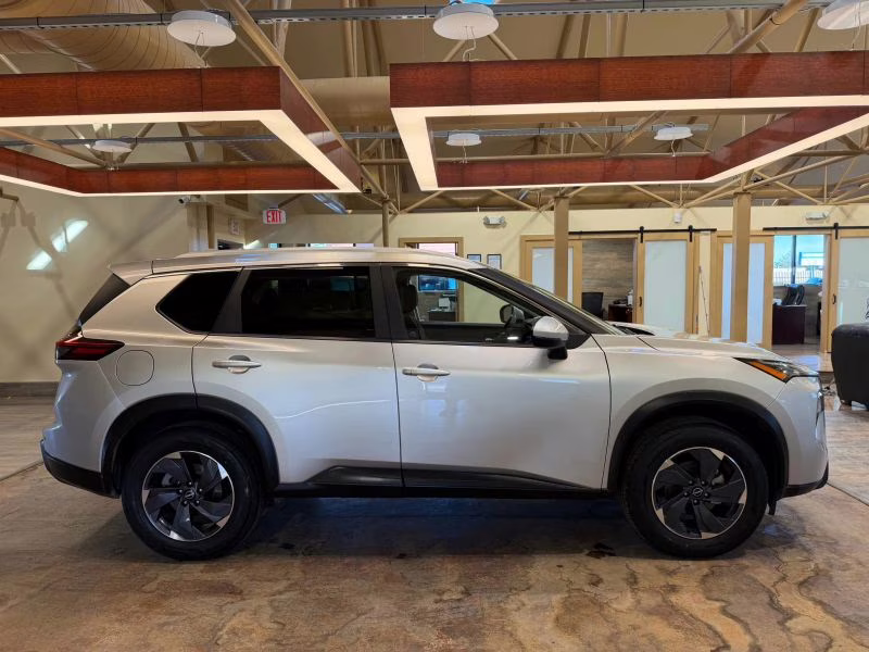 2025 Silver Nissan Rogue SV Sport Utility 4D AWD