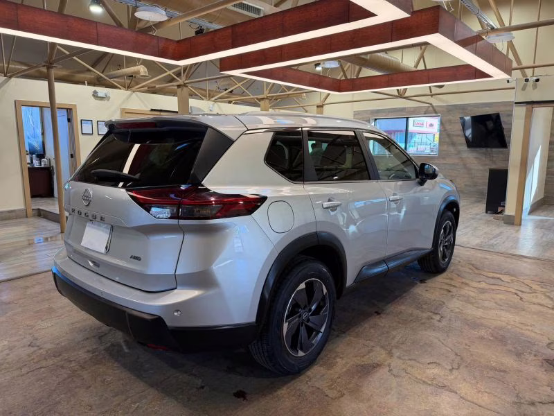 2025 Silver Nissan Rogue SV Sport Utility 4D AWD
