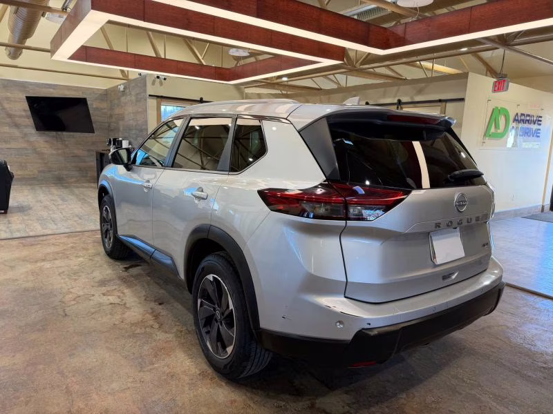 2025 Silver Nissan Rogue SV Sport Utility 4D AWD