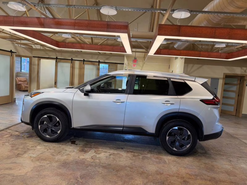 2025 Silver Nissan Rogue SV Sport Utility 4D AWD