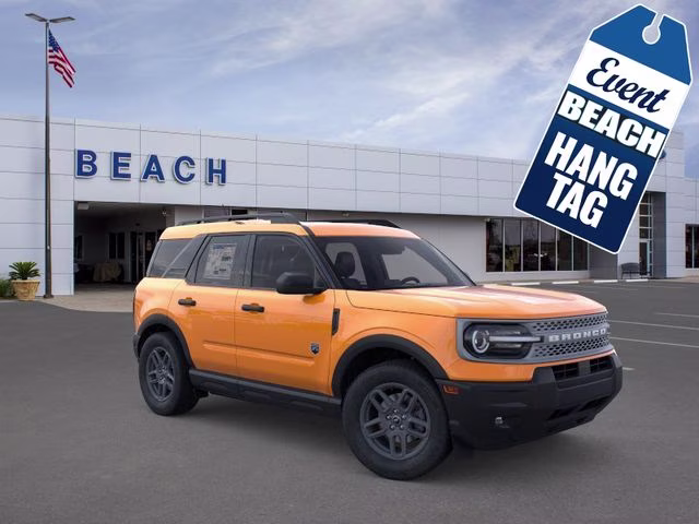 2026 Orange Fury Metallic Tri-Coat Ford Bronco Sport Big Bend 4X4 SUV