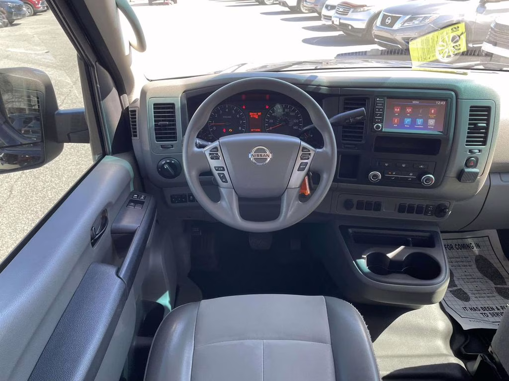 2019 Super Black Nissan NV Passenger S RWD Van