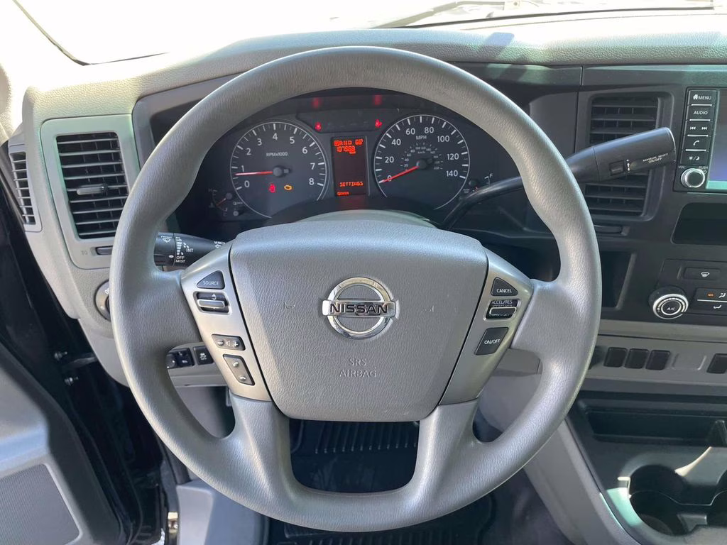 2019 Super Black Nissan NV Passenger S RWD Van