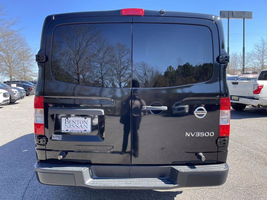 2019 Super Black Nissan NV Passenger S RWD Van