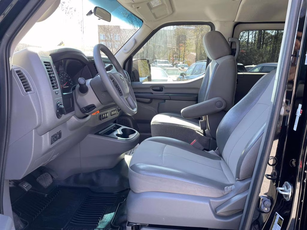2019 Super Black Nissan NV Passenger S RWD Van