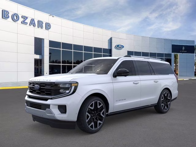2025 Space Silver Metallic Ford Expedition Max Platinum 4X4 SUV