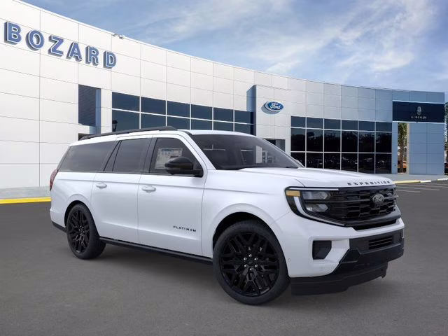 2026 Star White Metallic Tri-Coat Ford Expedition Max Platinum 4X4 SUV