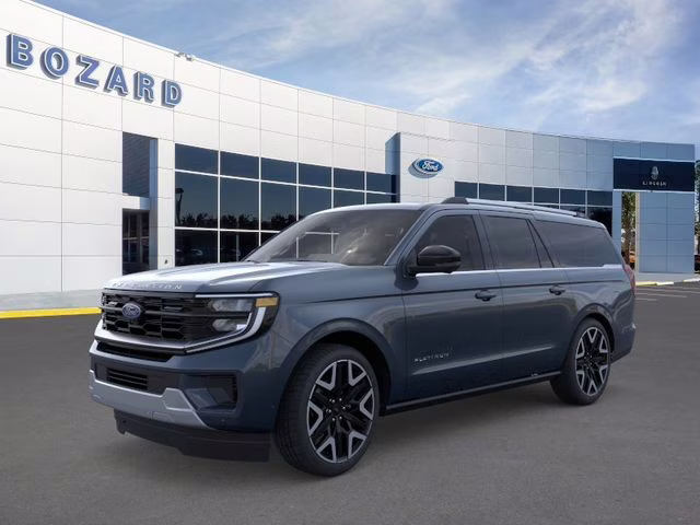 2025 Stone Blue Metallic Ford Expedition Max Platinum 4X4 SUV