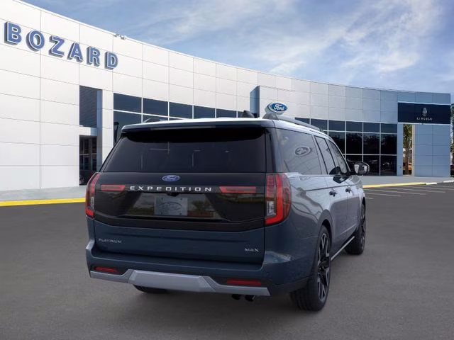 2025 Stone Blue Metallic Ford Expedition Max Platinum 4X4 SUV